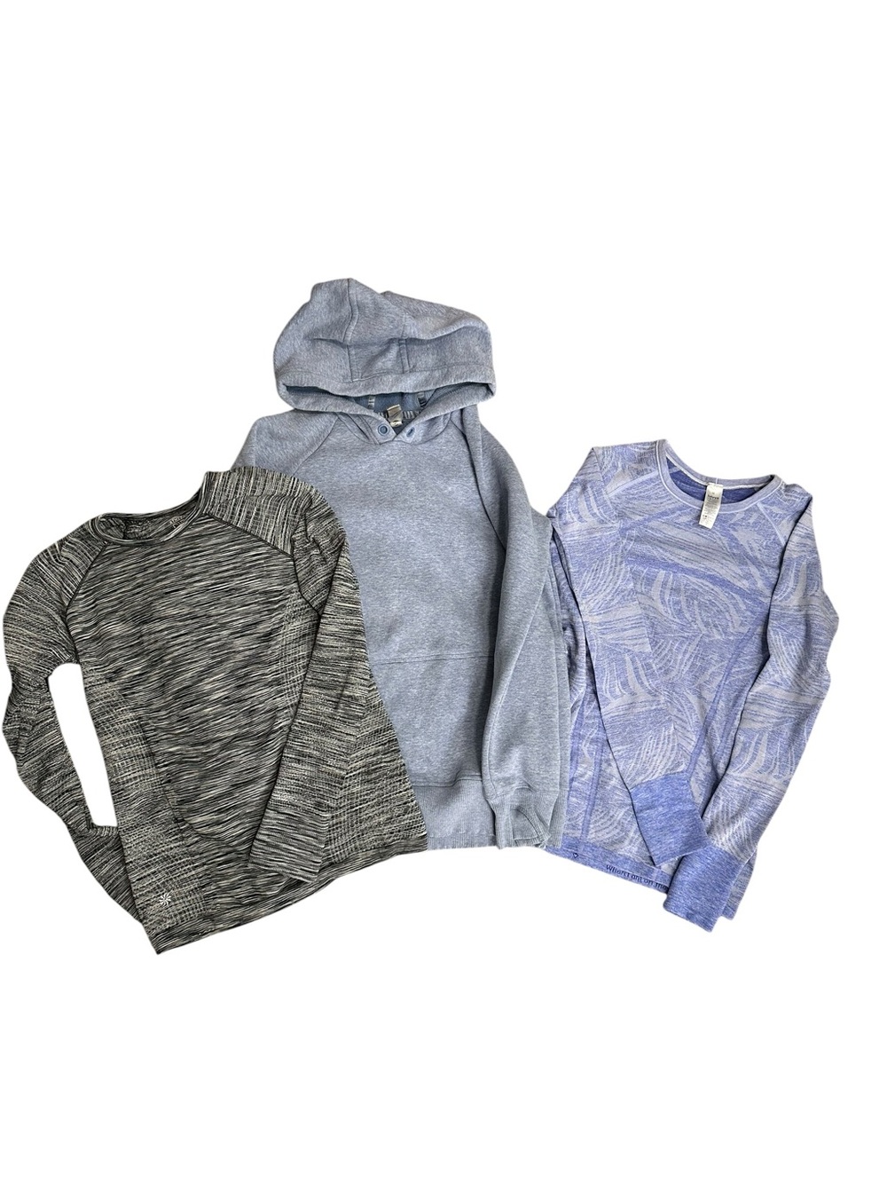 Athleta‎ Girl and Ivivva Lululemon Girls lot of 3 Tops